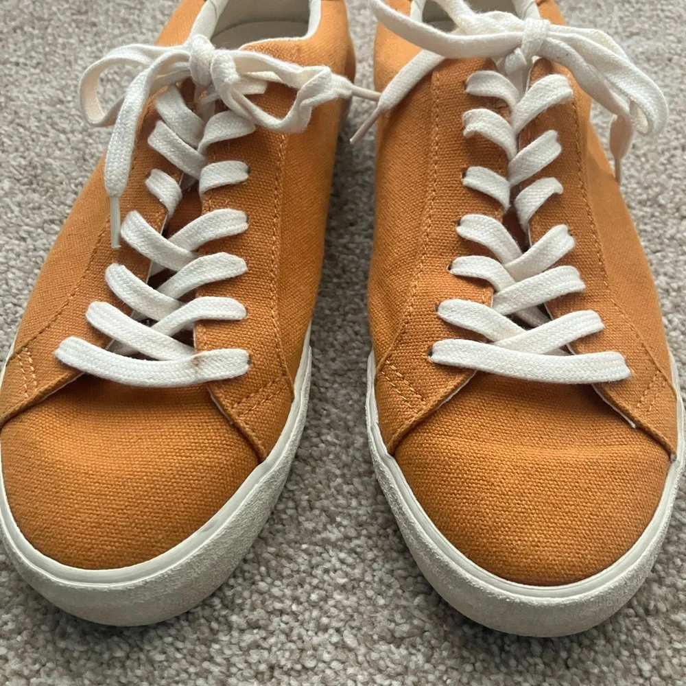 Madewell Women's Mustard Gold Low Tops